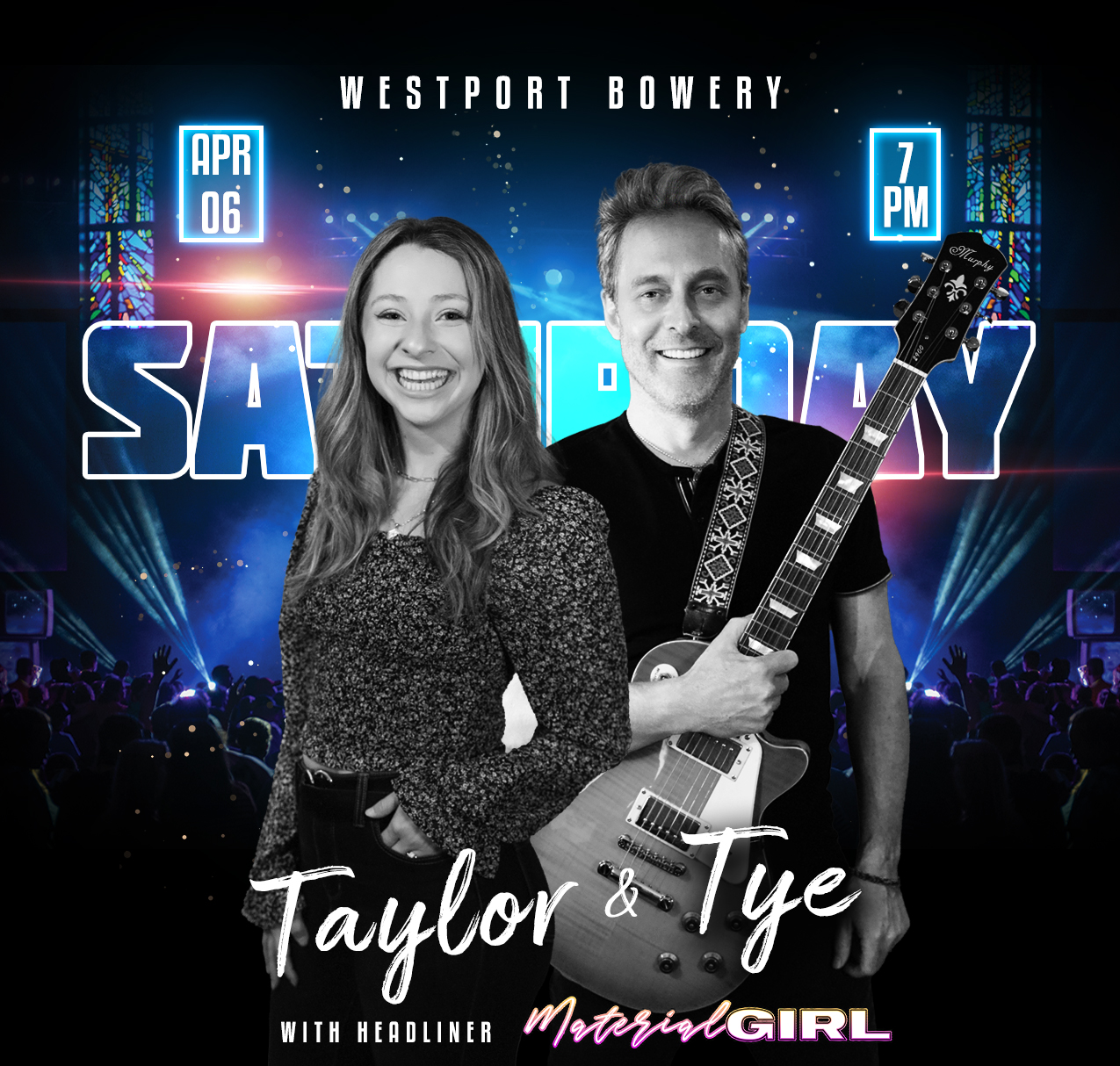Taylor and Tye Live show flyer